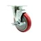 Service Caster Cooking Performance Group 359120-1100 Replacement Caster with Brake COO-SCC-20S514-PPUB-RED-TLB-TPU1 - alternate 1